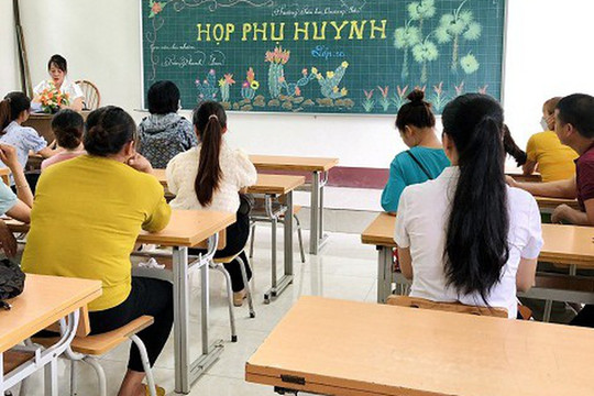Không bắt buộc họp phụ huynh 3 lần mỗi năm học từ 15/11