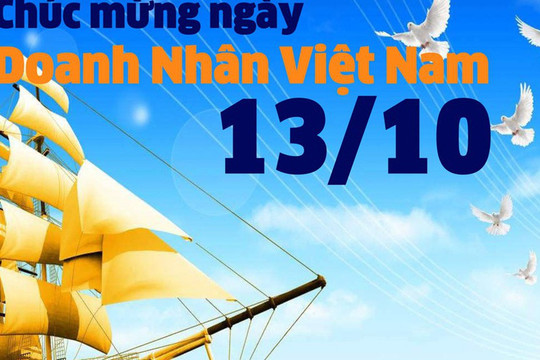Những mẫu thiệp chúc mừng ngày Doanh nhân Việt Nam 13/10 đẹp nhất 2026