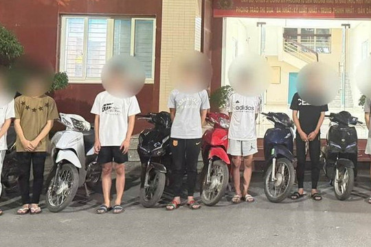 Triệu tập thêm 17 đối tượng trong vụ 'bão đêm' lạng lách, đánh võng tại Mỹ Đình