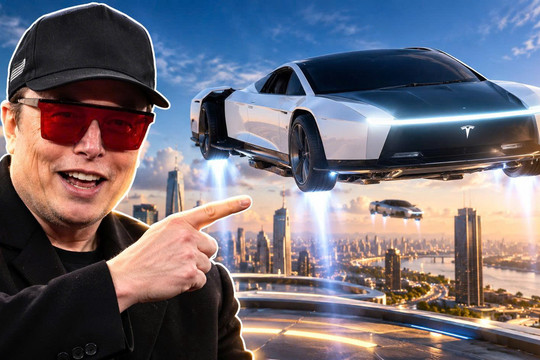 Tỷ phú Elon Musk gây sửng sốt thế giới: Trình làng mẫu ô tô “bay” lên không trung