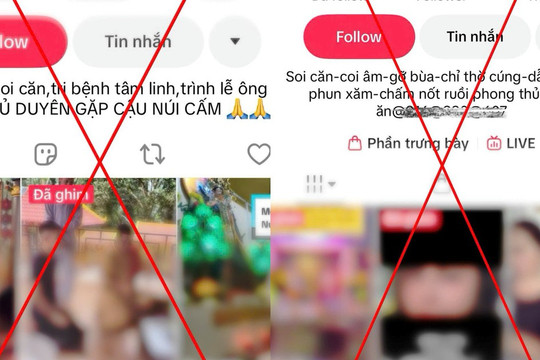 Cảnh báo chiêu trò 'gọi hồn, trừ tà' trên TikTok