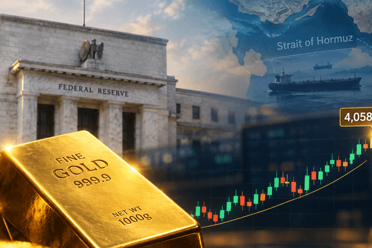 Giá vàng sáng 28/10 vượt 4.058 USD