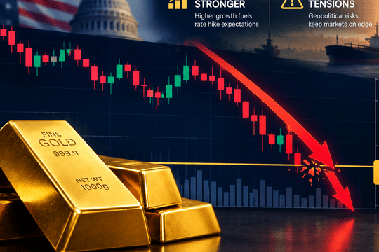 Giá vàng thế giới sáng 30/10 giảm về sát 4.000 USD
