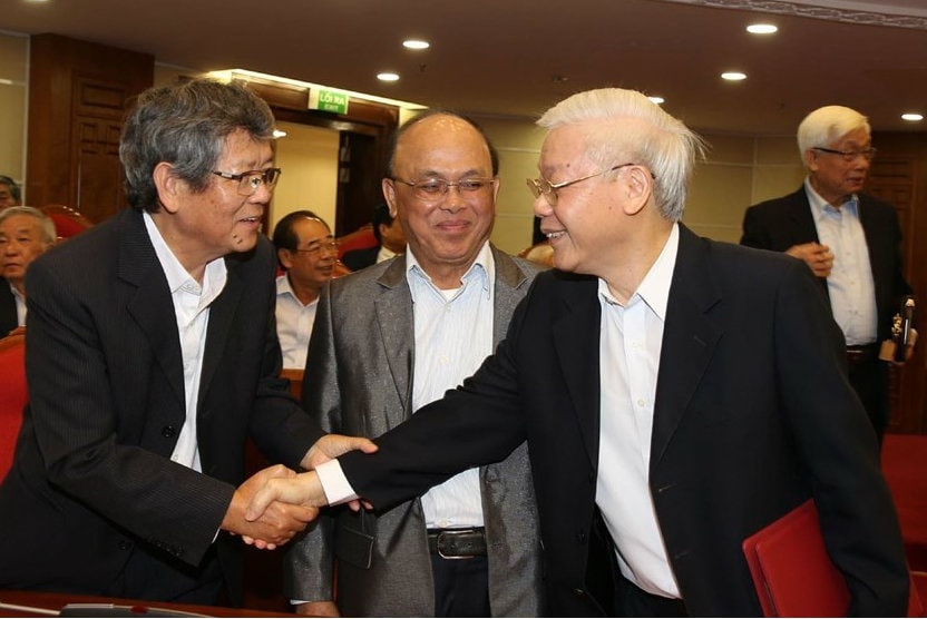 Ảnh: Tổng bí thư, Chủ tịch nước gặp mặt cán bộ lãnh đạo nghỉ hưu