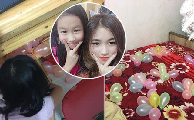 Đi học xa về nhà, cô gái trẻ xúc động khi nhận được quà bất ngờ của em gái