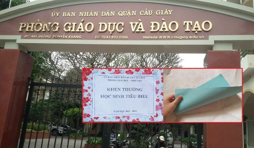 Hà Nội: Trưởng Phòng GD&ĐT Cầu Giấy xin lỗi việc trao phần thưởng “rỗng ruột” cho học sinh giỏi