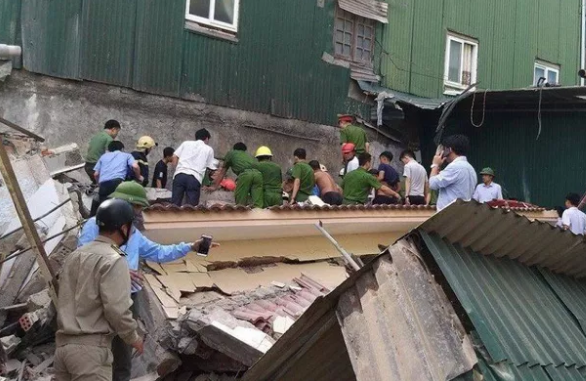 Nạn nhân trong vụ sập nhà 2 tầng ở Hà Tĩnh đã tử vong