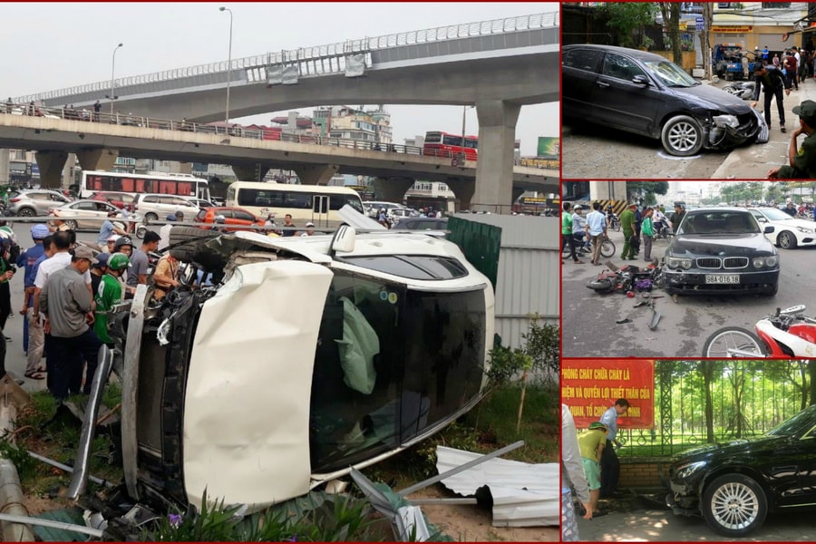 Rùng mình với những vụ phụ nữ lái xe sang gây tai nạn kinh hoàng trên cả nước