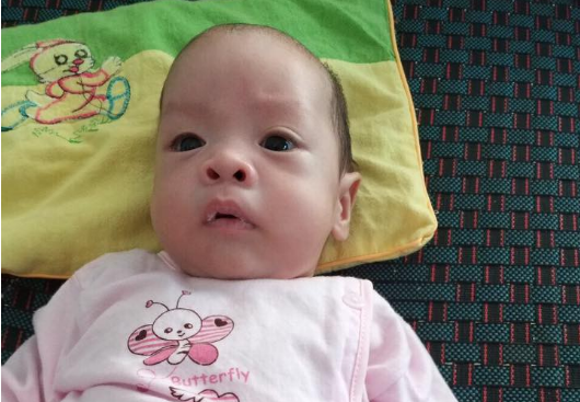 Hình ảnh kháu khỉnh của bé Bình An - con trai sản phụ ung thư sau 4 tháng chào đời