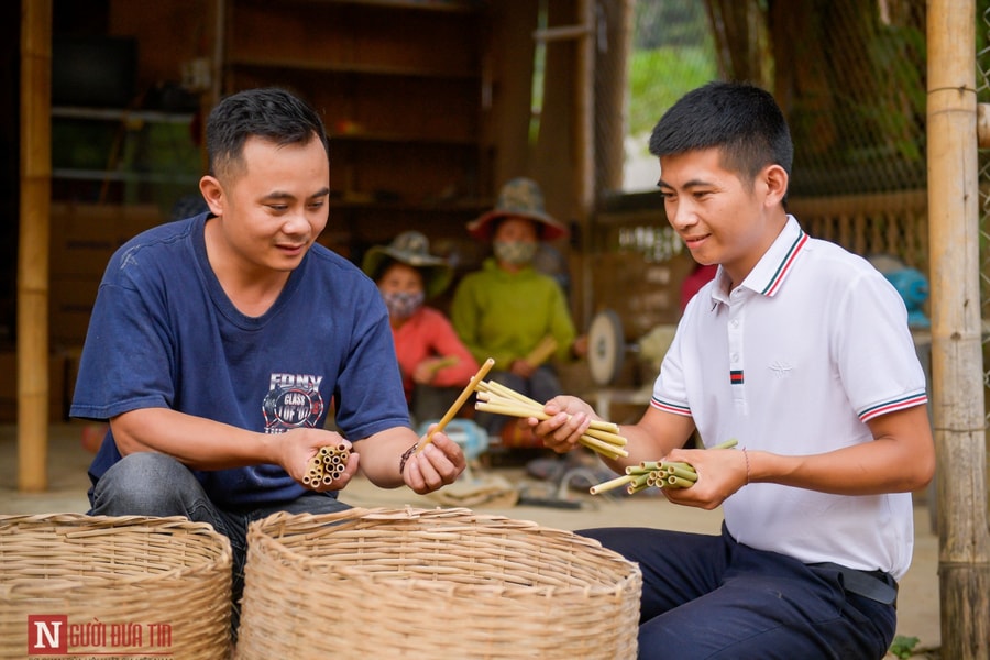 Ảnh: "Đột nhập" xưởng sản xuất ống hút bằng tre lớn nhất miền Bắc