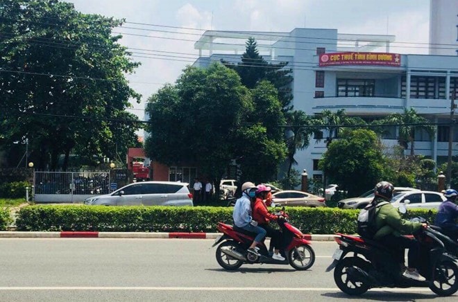 Nổ lớn tại tại Cục thuế tỉnh Bình Dương