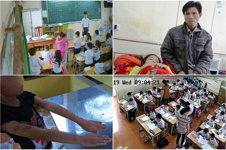 Hàng loạt vụ giáo viên "xuống tay" với học sinh khiến dư luận phẫn nộ