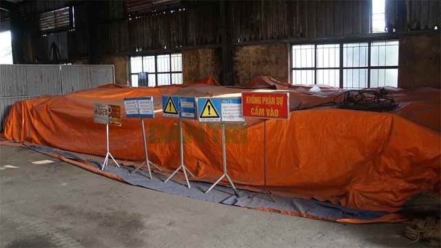 Ảnh: Kho chứa hơn 2.500 tấn phế thải từ vụ cháy khủng khiếp ở Công ty Rạng Đông