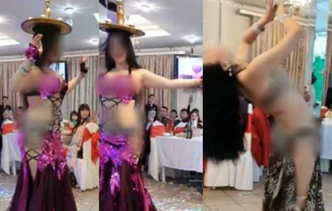 Hình ảnh hai cô gái ăn mặc hở hang vô tư múa trẻ con gây xôn xao MXH