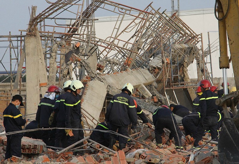 Tang thương những vụ sập công trình nghiêm trọng khiến nhiều người thương vong