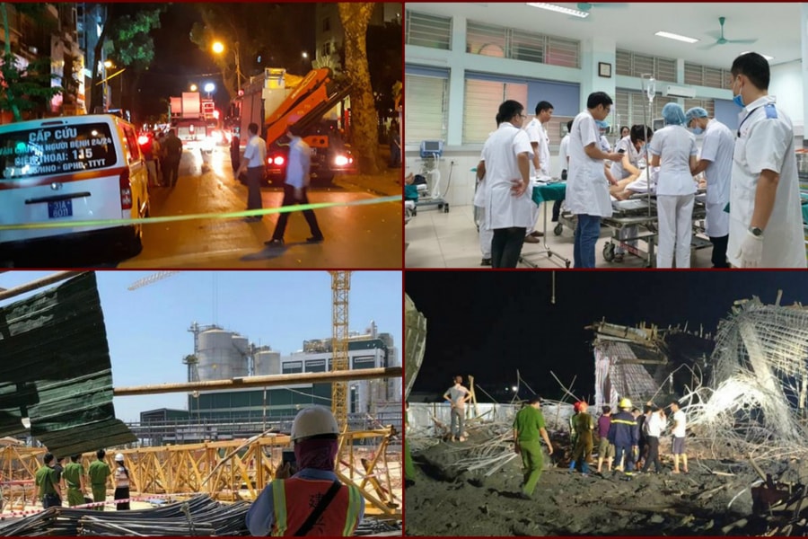 Liên tiếp những vụ sập giàn giáo công trình xây dựng nghiêm trọng