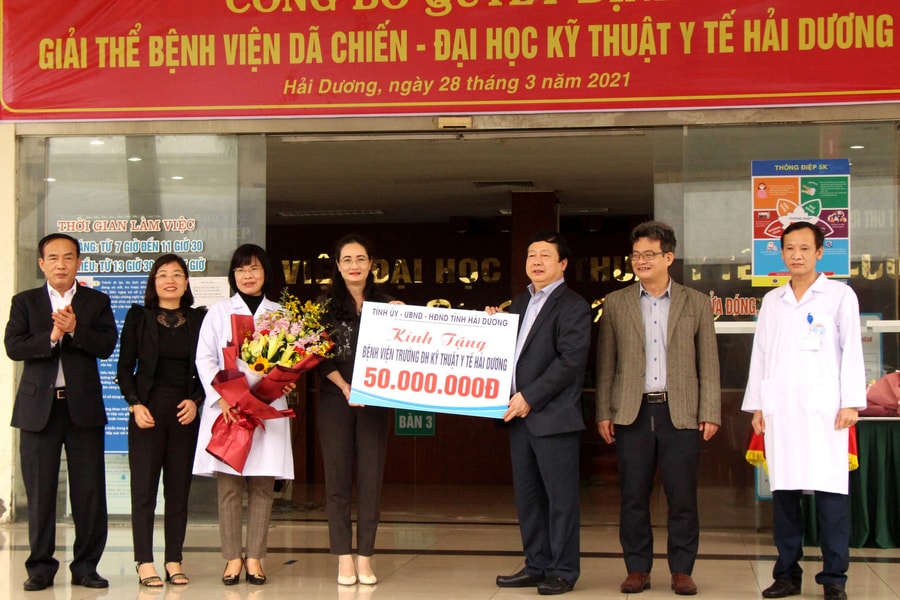 Bệnh viện Dã chiến số 2 Hải Dương hoàn thành sứ mệnh điều trị bệnh nhân COVID-19