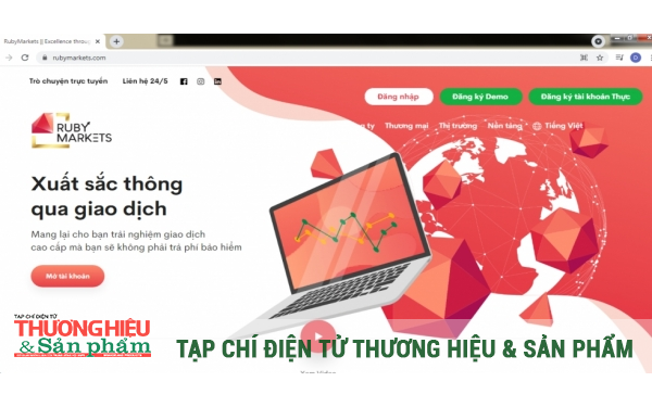 Unispace Corp Việt Nam đang tư vấn, môi giới đầu tư giao dịch chứng khoán quốc tế ảo “chui” tại Rubymarkets.com?