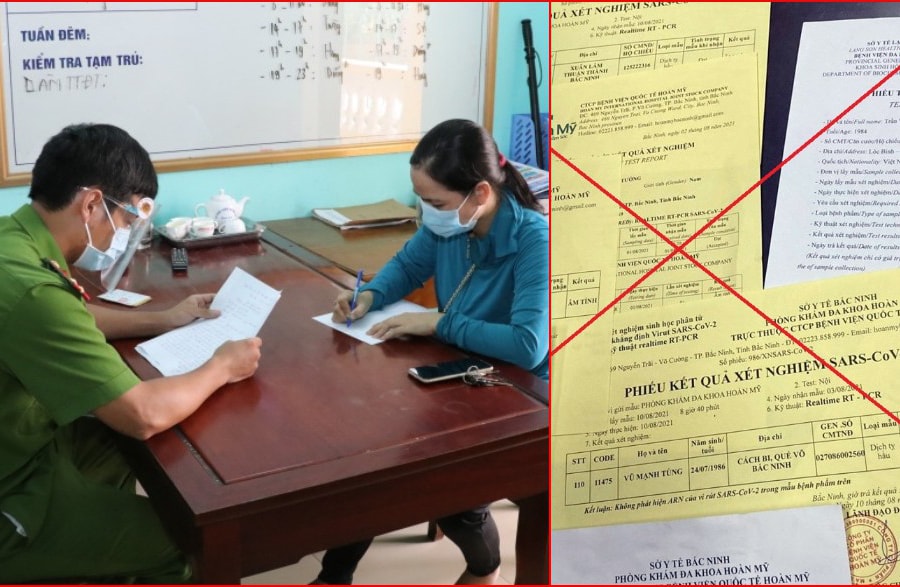 Sử dụng giấy xét nghiệm COVID-19 giả để 'thông chốt' có thể bị xử lý hình sự