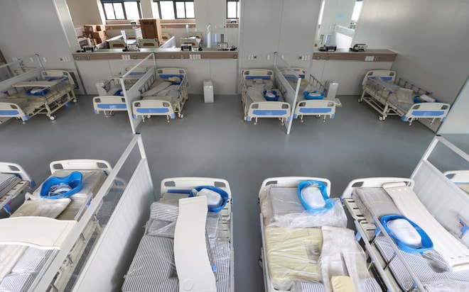 Cận cảnh Bệnh viện dã chiến quy mô 500 giường ở Hà Nội trước ngày hoạt động