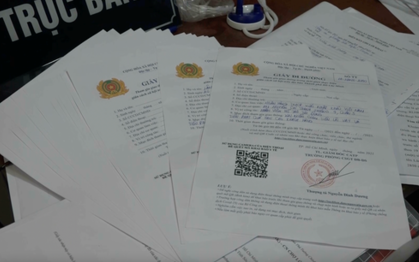 TP. HCM: Triệt phá nhiều "ổ" làm giấy đi đường giả trong thời gian giãn cách xã hội 