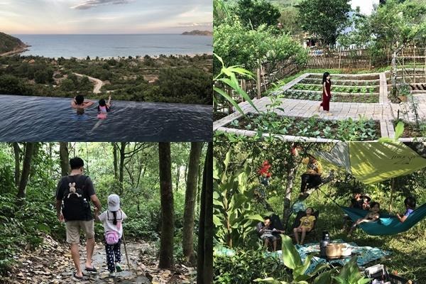 Mắc kẹt ở Mộc Châu, gia đình Hà Nội cuốc đất làm vườn, trèo đèo lội suối