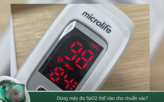 Dùng máy đo SpO2 thế nào cho chuẩn xác?