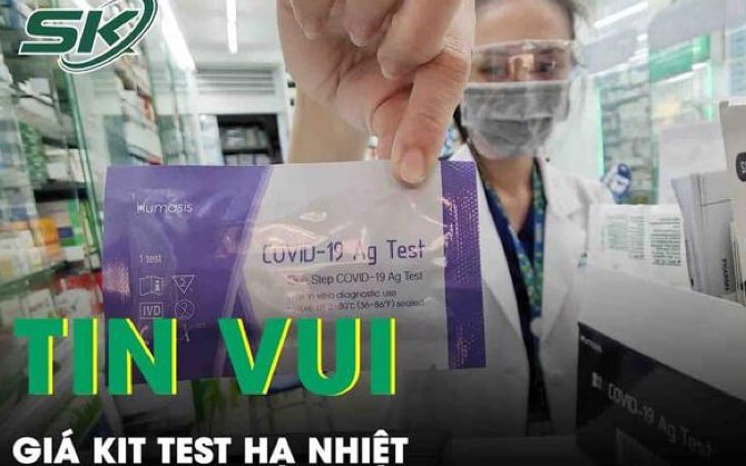 Kit test COVID-19 hạ nhiệt, có cần đưa vào diện bình ổn giá?