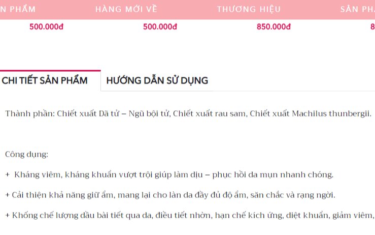 Một số sản phẩm mỹ phẩm quảng cáo như thuốc chữa bệnh