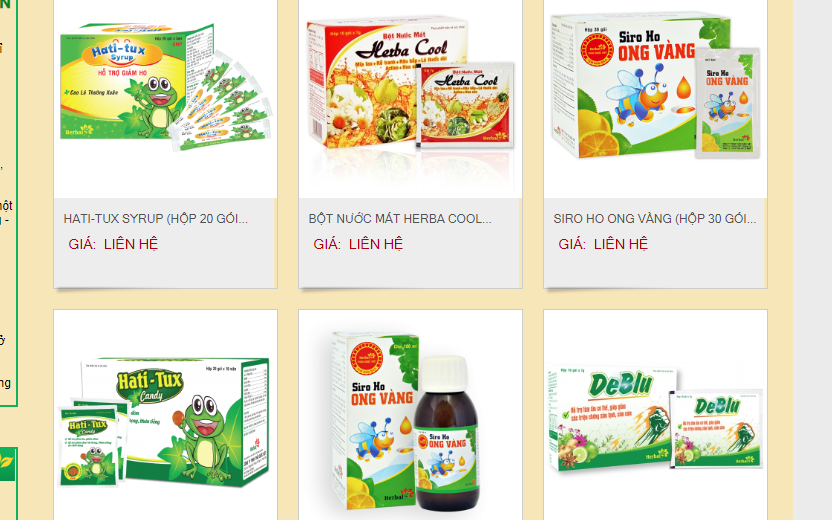 Loạt sản phẩm của Công ty Thảo Dược Việt quảng cáo sai phép?