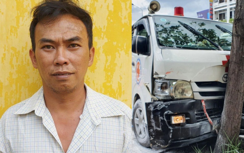 Khởi tố kẻ ngáo đá cướp xe cứu thương gây náo loạn ở Cần Thơ