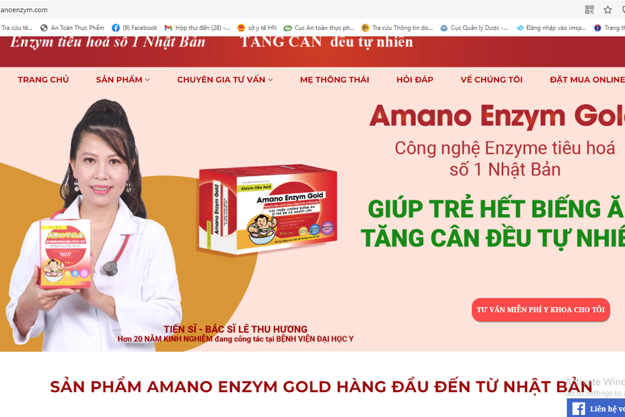 Vi phạm quảng cáo, Công ty Amano Nhật Bản bị xử phạt 75 triệu đồng