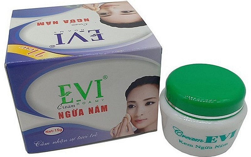 Thu hồi sản phẩm EVI Cream ngừa nám do không đạt tiêu chuẩn chất lượng 