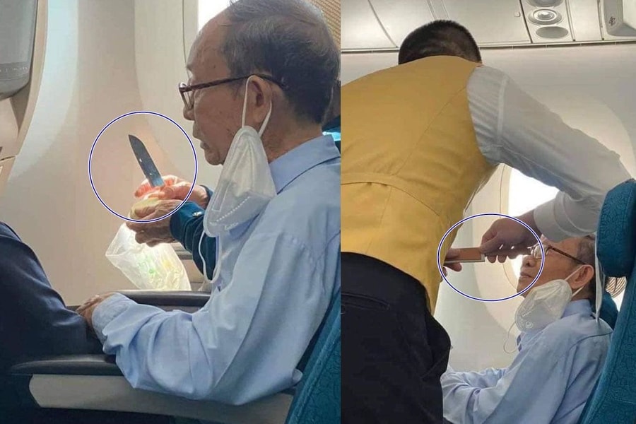 Ngoài dao, những vật dụng nào không được phép mang lên máy bay?