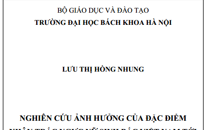 Luận án tiến sĩ nghiên cứu về áo ngực gây tranh cãi, Trường ĐH Bách Khoa HN lên tiếng