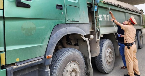 Tăng cường xử lý xe tải vi phạm, đảm bảo an toàn giao thông cuối năm
