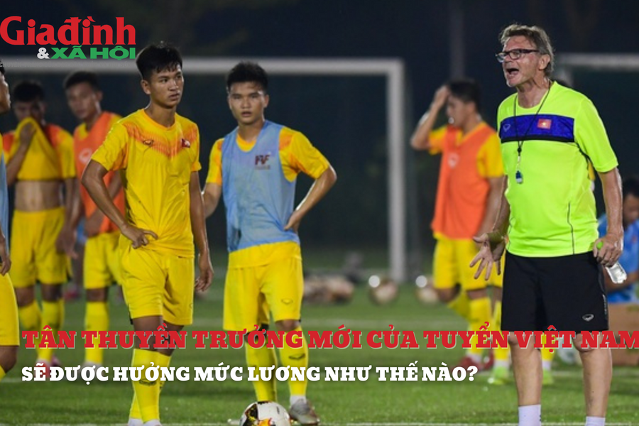 Tân thuyền trưởng của đội tuyển Việt Nam hưởng lương bao nhiêu?