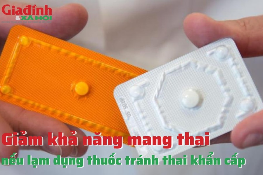 Giảm khả năng mang thai nếu lạm dụng thuốc tránh thai khẩn cấp