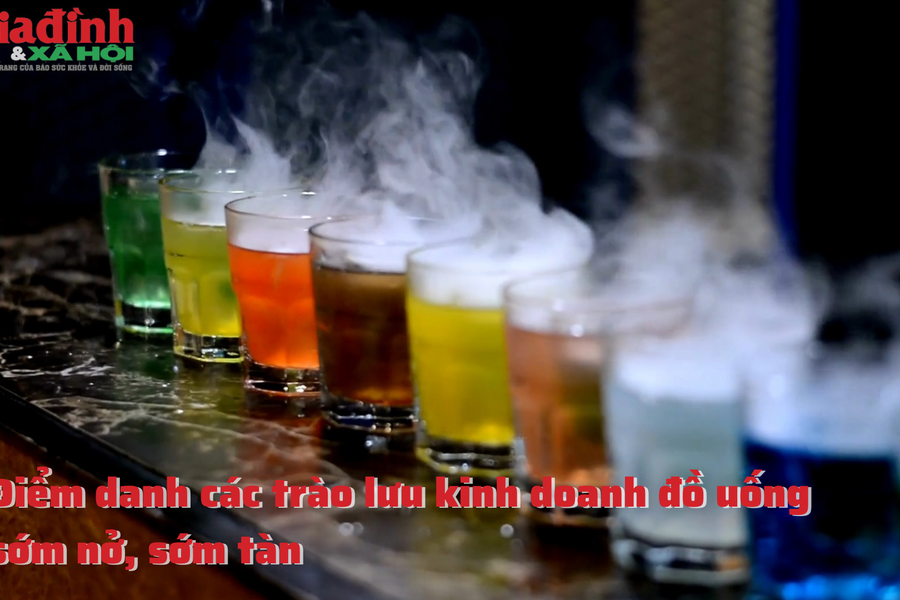 Điểm danh các trào lưu kinh doanh đồ uống sớm nở, sớm tàn