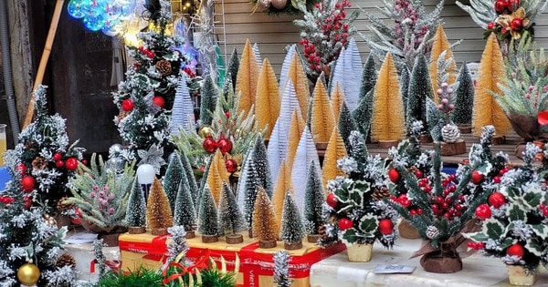 Thị trường Giáng sinh 2023: Nhiều đồ trang trí bắt mắt, phố Hàng Mã, Hàng Lược... nhộn nhịp hút khách