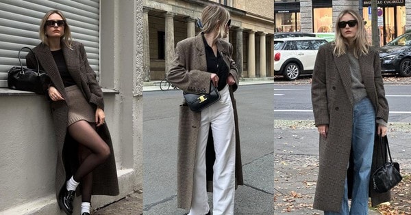 Nếu chuộng áo măng tô, bạn nên học nàng blogger người Đức cách lên đồ đơn giản nhưng cực sang này