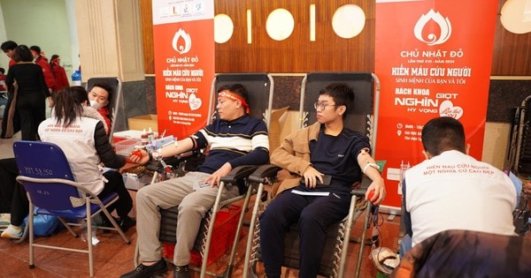 Vượt giá rét, hàng nghìn người tham dự Chương trình hiến máu Chủ nhật Đỏ