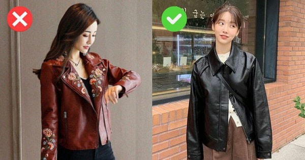 Áo khoác da đang hot nhưng 4 kiểu nàng không nên mua