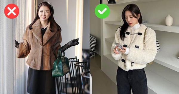 4 kiểu áo khoác lông khiến bạn trông già hơn