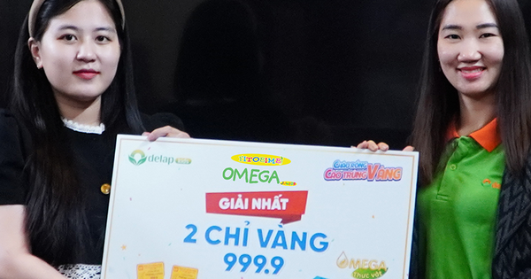 Mua Omega cho con 4 tháng, mẹ trúng ngay 2 chỉ vàng