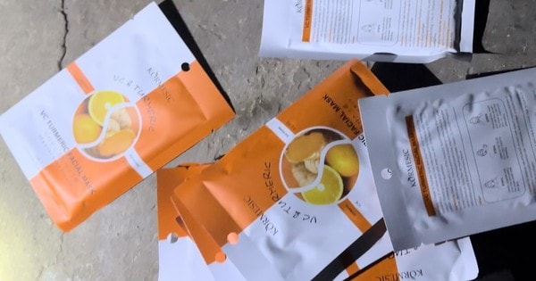 Gần 50 tấn mặt nạ dưỡng da không rõ nguồn gốc bị thu giữ