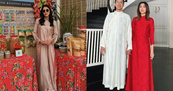 Tăng Thanh Hà mỗi lần diện áo dài đón Tết đều khiến khán giả khen hết lời vì một chi tiết gây chú ý