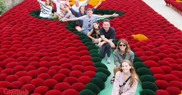 Ngắm làng hương Quảng Phú Cầu rực rỡ trước thềm Tết Nguyên đán