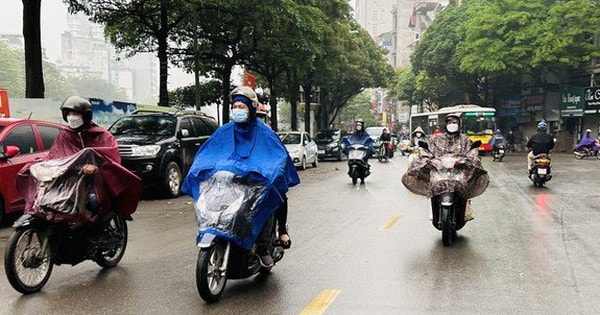 Miền Bắc có mưa ngày đi làm trở lại
