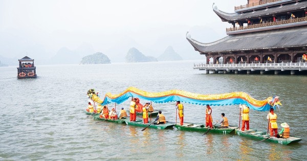 Chiêm ngưỡng toàn bộ nghi thức rước nước trang nghiêm tại chùa Tam Chúc